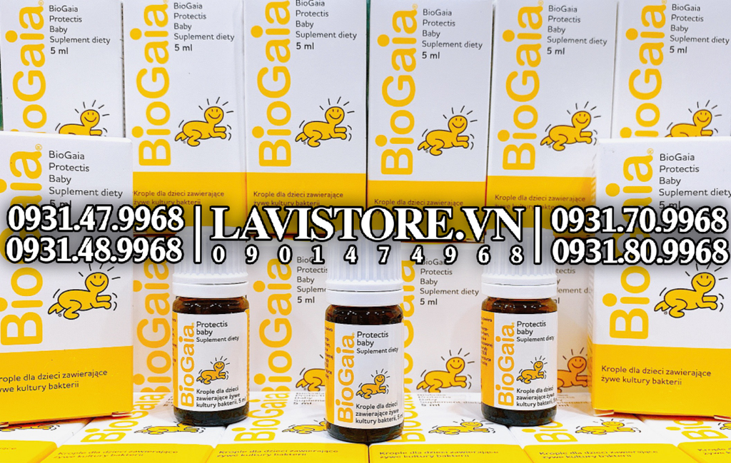 (12/2024) Men BioGaia lọ thuỷ tinh 5ml