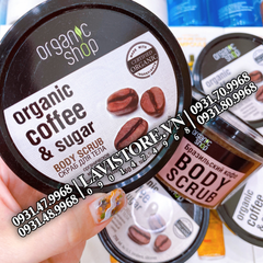 (02-03/2025) TDC cà phê Body Scrub Organic Shop 250ml