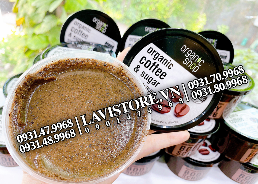 (02-03/2025) TDC cà phê Body Scrub Organic Shop 250ml