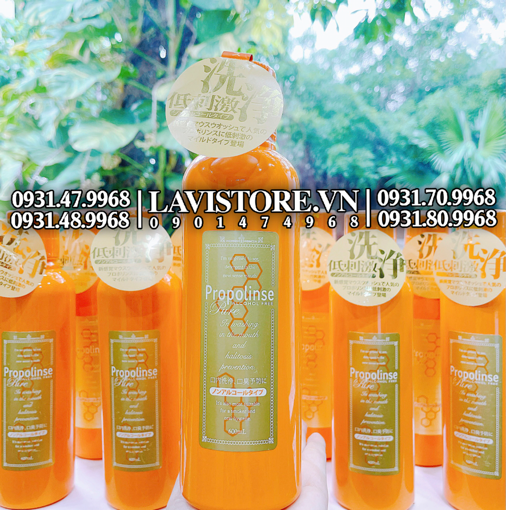 NƯỚC SÚC MIỆNG PROPOLINSE NHẬT BẢN 600ml