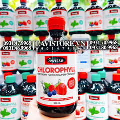 (10/2024) Nước diệp lục Swisse 500ml (Bạc Hà)