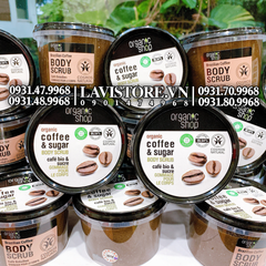 (02-03/2025) TDC cà phê Body Scrub Organic Shop 250ml