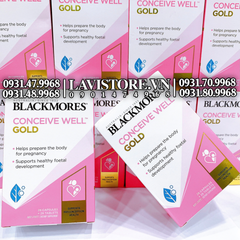(10/2026) Tăng khả năng thụ thai Conceive Well Blackmores 56v