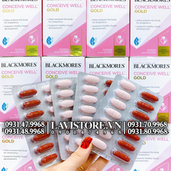 (10/2026) Tăng khả năng thụ thai Conceive Well Blackmores 56v