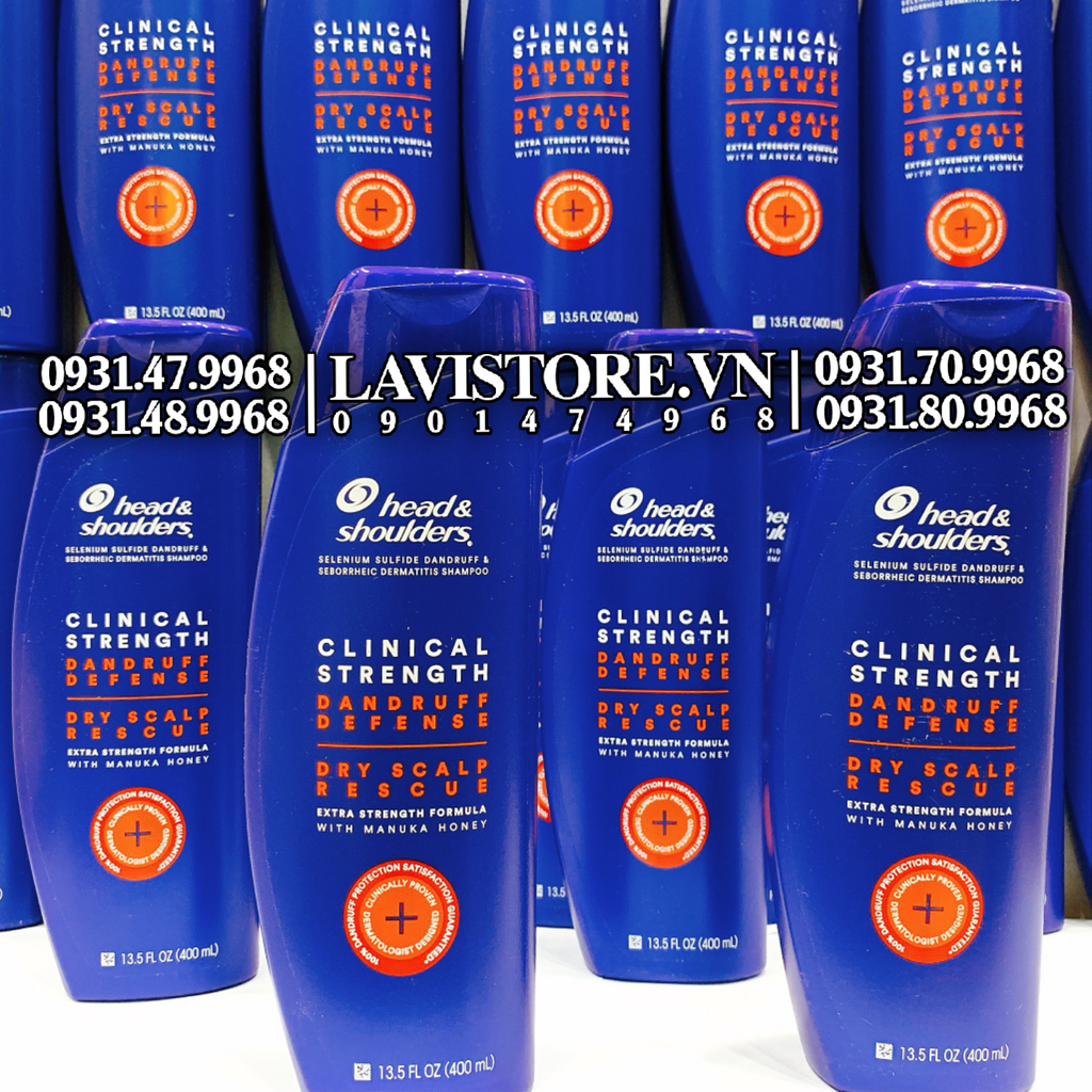 09/2024 (MÀU TÍM) Dầu gội Head & Shoulder Clinical Strength 400ml (Da Dầu)