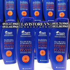 09/2024 (MÀU TÍM) Dầu gội Head & Shoulder Clinical Strength 400ml (Da Dầu)