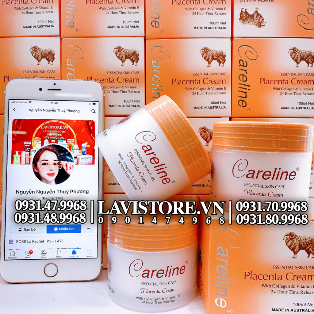 (08/2025) Kem cừu Careline Lanolin Úc 100ml - CAM (chống lão hoá)