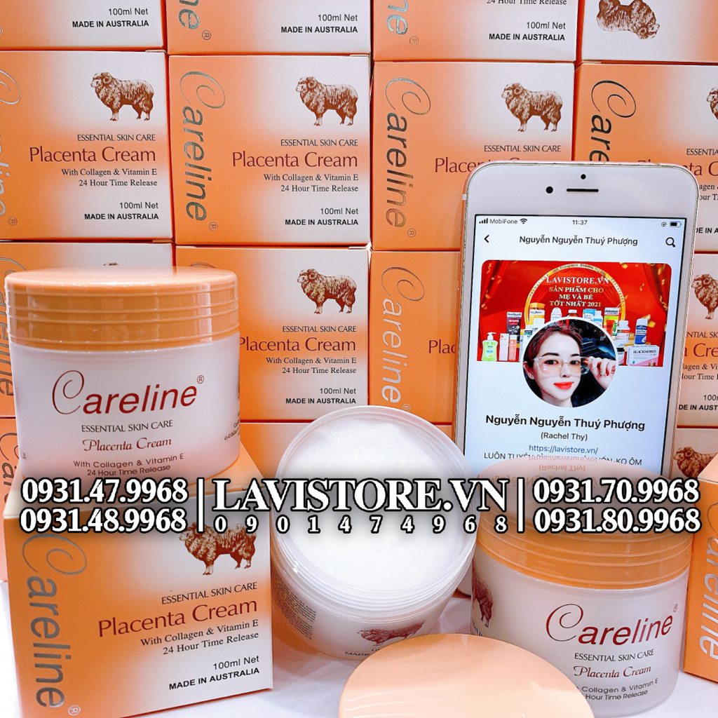 (08/2025) Kem cừu Careline Lanolin Úc 100ml - CAM (chống lão hoá)