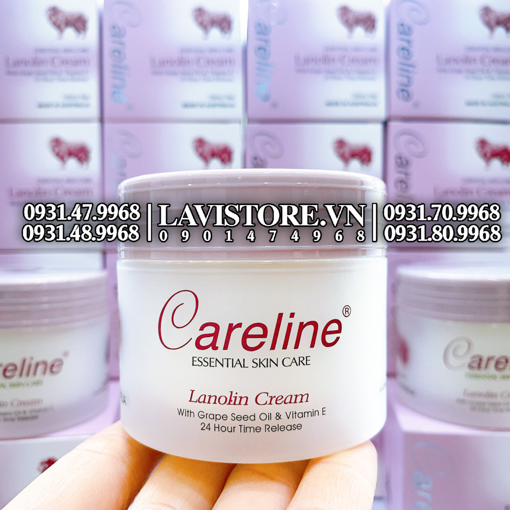 (08/2025) Kem cừu Careline Lanolin Úc 100ml - CAM (chống lão hoá)