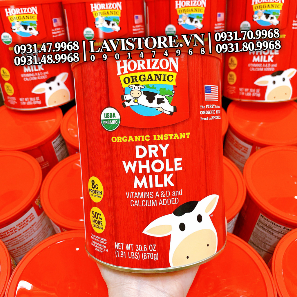 (10/2024) Sữa bột HORIZON ORGANIC 870g