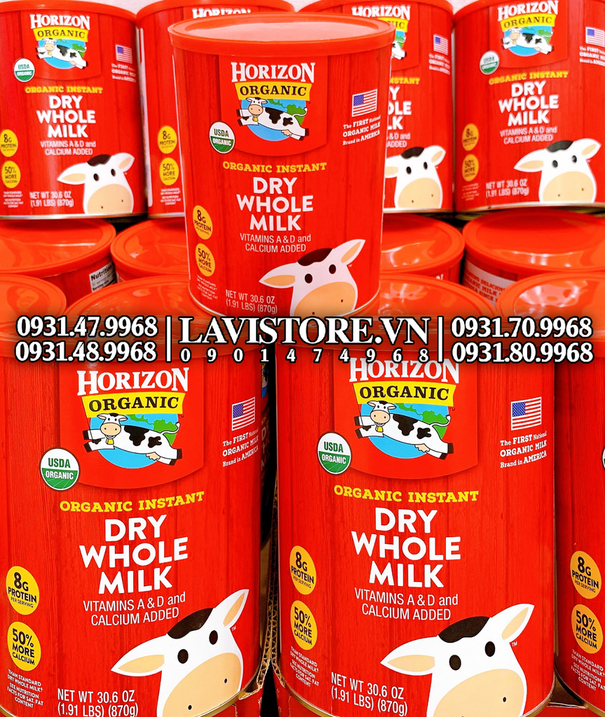 (10/2024) Sữa bột HORIZON ORGANIC 870g