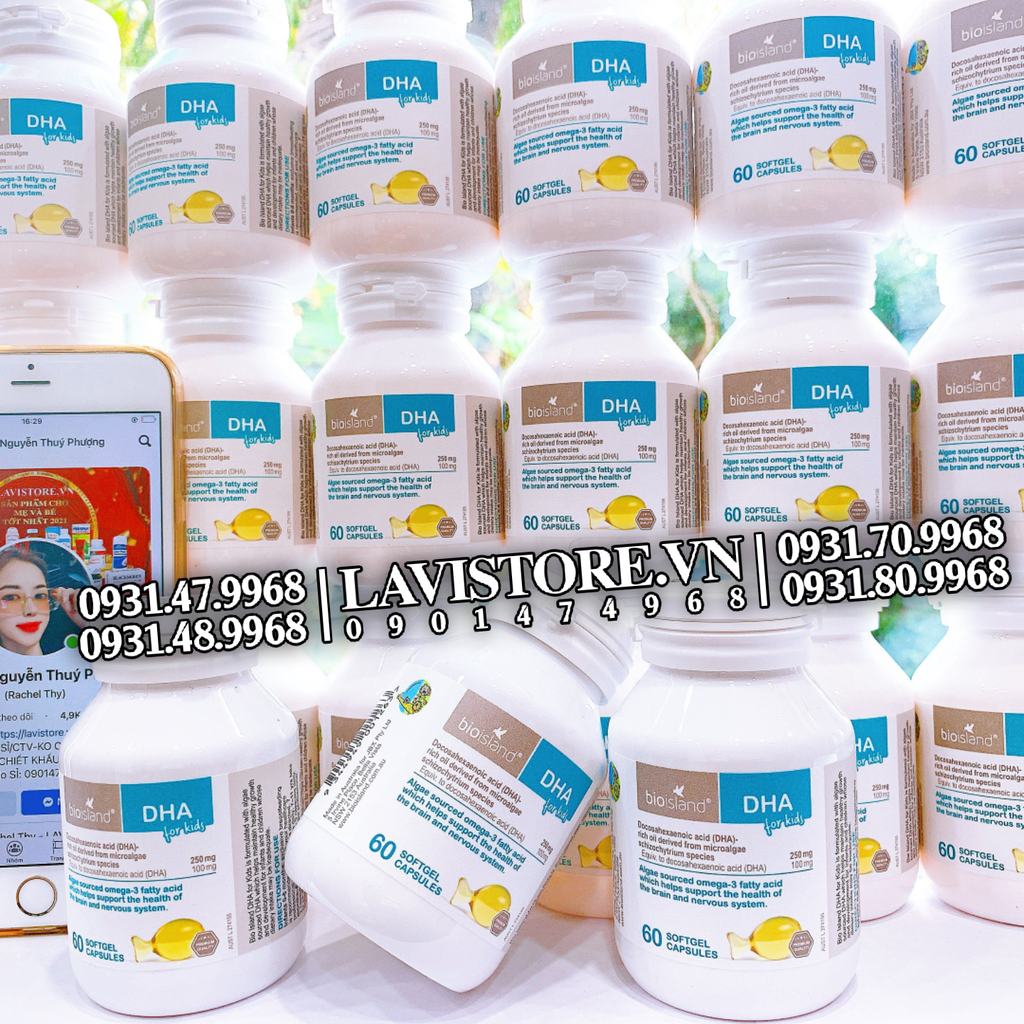 (10/2026) Bioisland DHA cho trẻ 60v