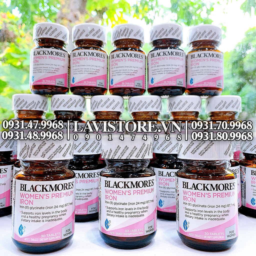 (11/2024) Viên sắt Women's Premium Iron Blackmores 30v