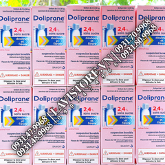 (01/2025) Siro hạ sốt Doliprane 2,4% của Pháp 100ml