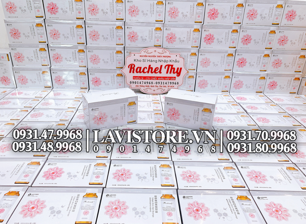(12/2024) Nước uống Collagen Yến Rosebeauty (8chai*50ml)