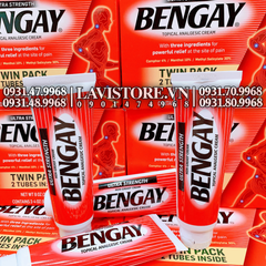 (09/2025) Kem xoa bóp giảm đau BENGAY 113g*2 tuýp
