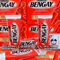 (09/2025) Kem xoa bóp giảm đau BENGAY 113g*2 tuýp