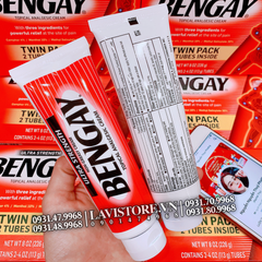 (09/2025) Kem xoa bóp giảm đau BENGAY 113g*2 tuýp