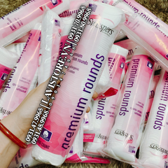 Bông tẩy trang SWISSPERS Mỹ 100 miếng (set 9 cây)