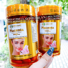 (02/2026) Nhau thai cừu Golden Health Placenta 50000mg 100v