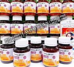 KIDS CHEWABLE ZINC + VITAMINC HEALTHY CARE 60V