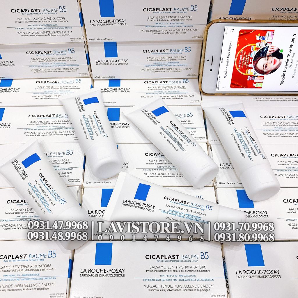 (05/2026) Kem dưỡng ẩm B5 La Roche Posay CICAPLAST BAUME 40ml