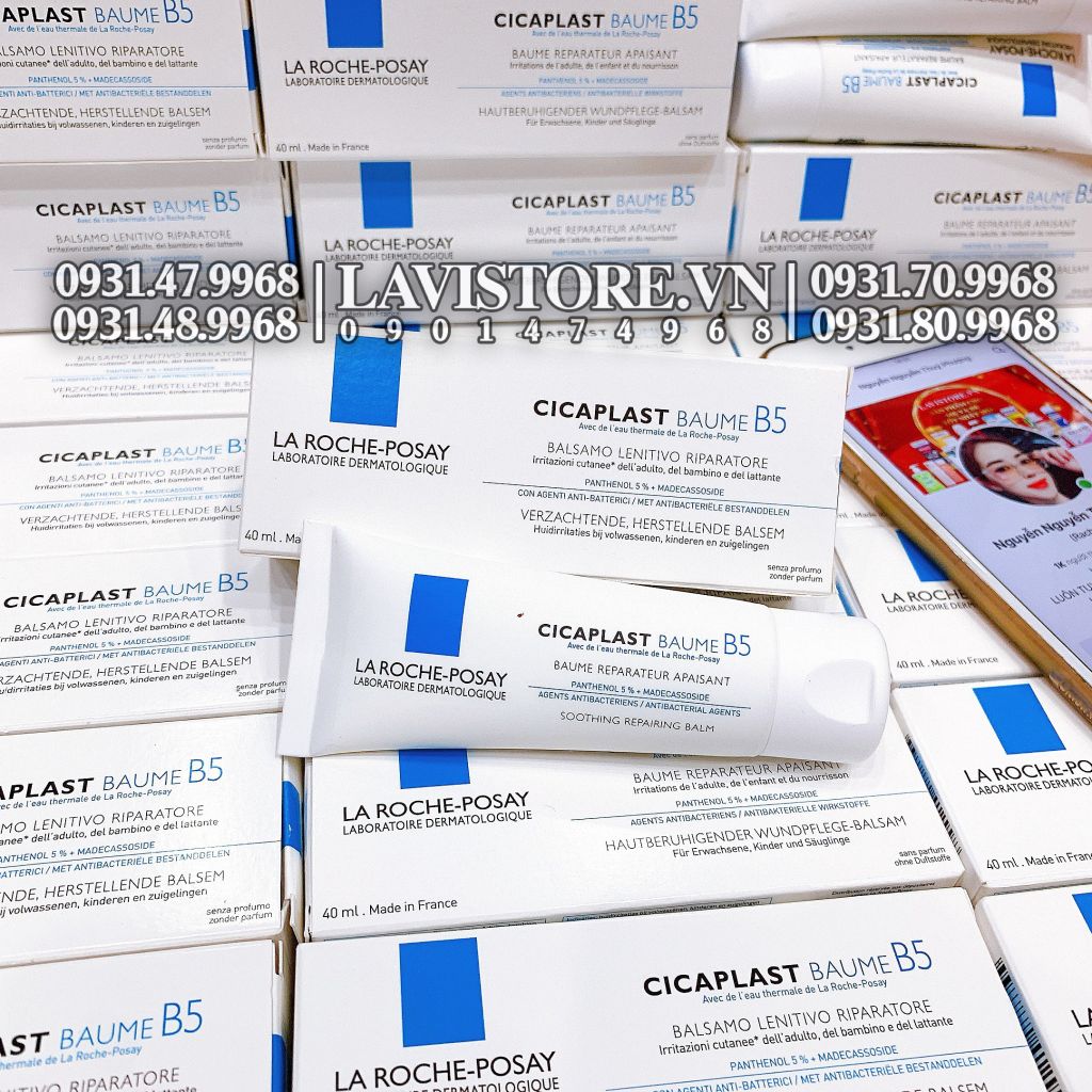 (05/2026) Kem dưỡng ẩm B5 La Roche Posay CICAPLAST BAUME 40ml