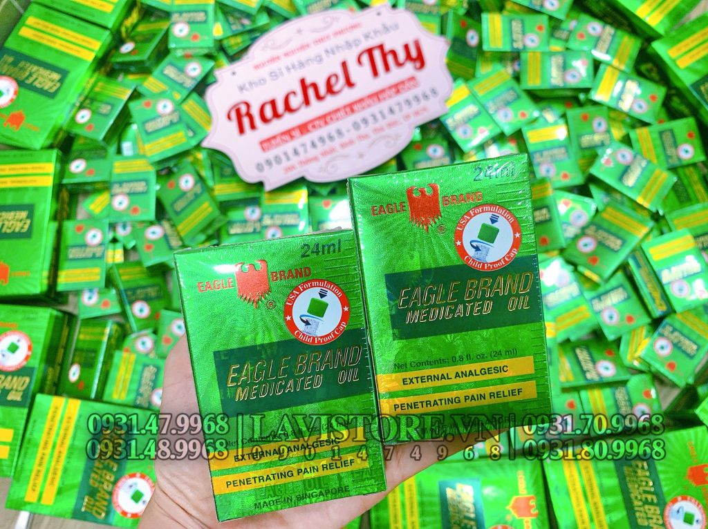 (11/2026) Dầu gió Con Ó 24ml - VÀNG