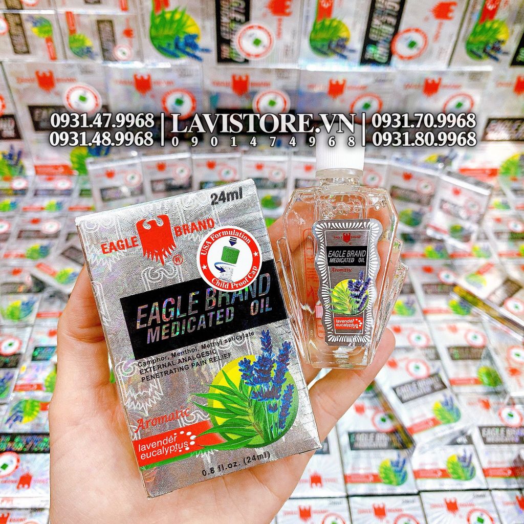 (11/2026) Dầu gió Con Ó 24ml - VÀNG