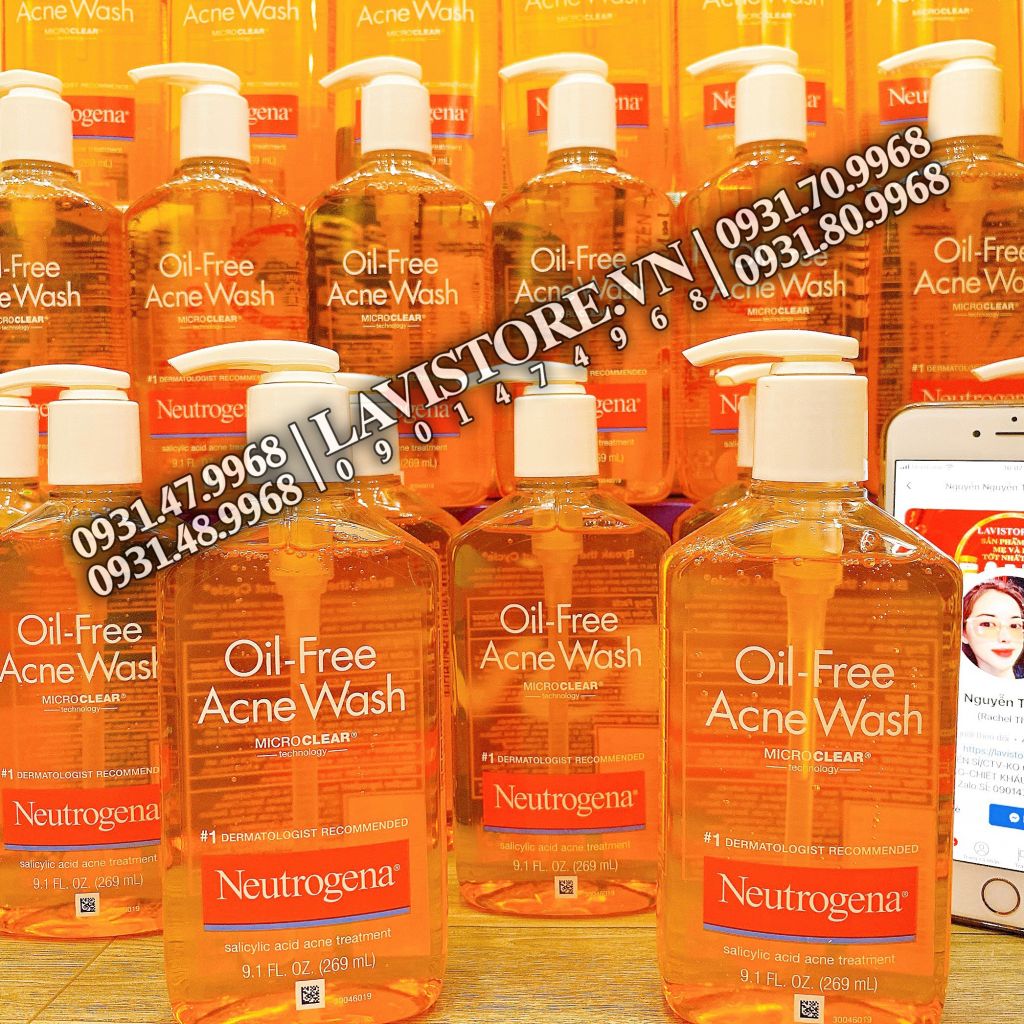 (08/2024) SRM Neutrogena Oil Free Acne 269ml