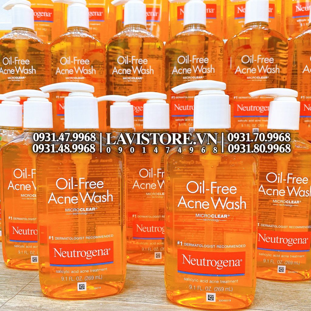 (08/2024) SRM Neutrogena Oil Free Acne 269ml