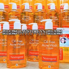 (08/2024) SRM Neutrogena Oil Free Acne 269ml