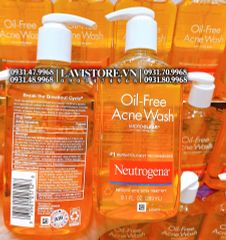 (08/2024) SRM Neutrogena Oil Free Acne 269ml