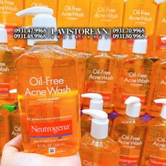 (08/2024) SRM Neutrogena Oil Free Acne 269ml