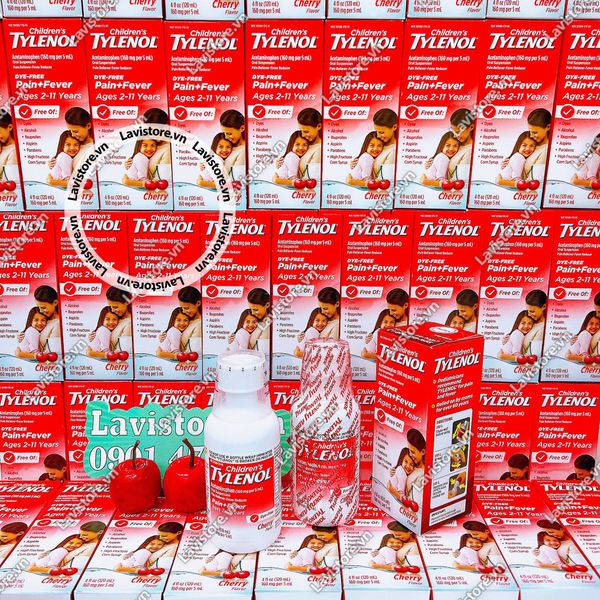 04/2023 (CHERRY) Infants’ Tylenol Pain+Fever 0-2 tuổi 60ml
