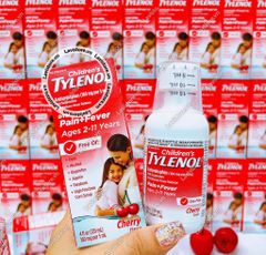 04/2023 (CHERRY) Infants’ Tylenol Pain+Fever 0-2 tuổi 60ml