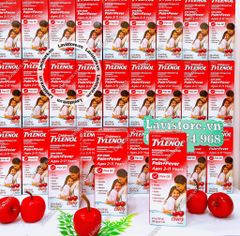 04/2023 (CHERRY) Infants’ Tylenol Pain+Fever 0-2 tuổi 60ml