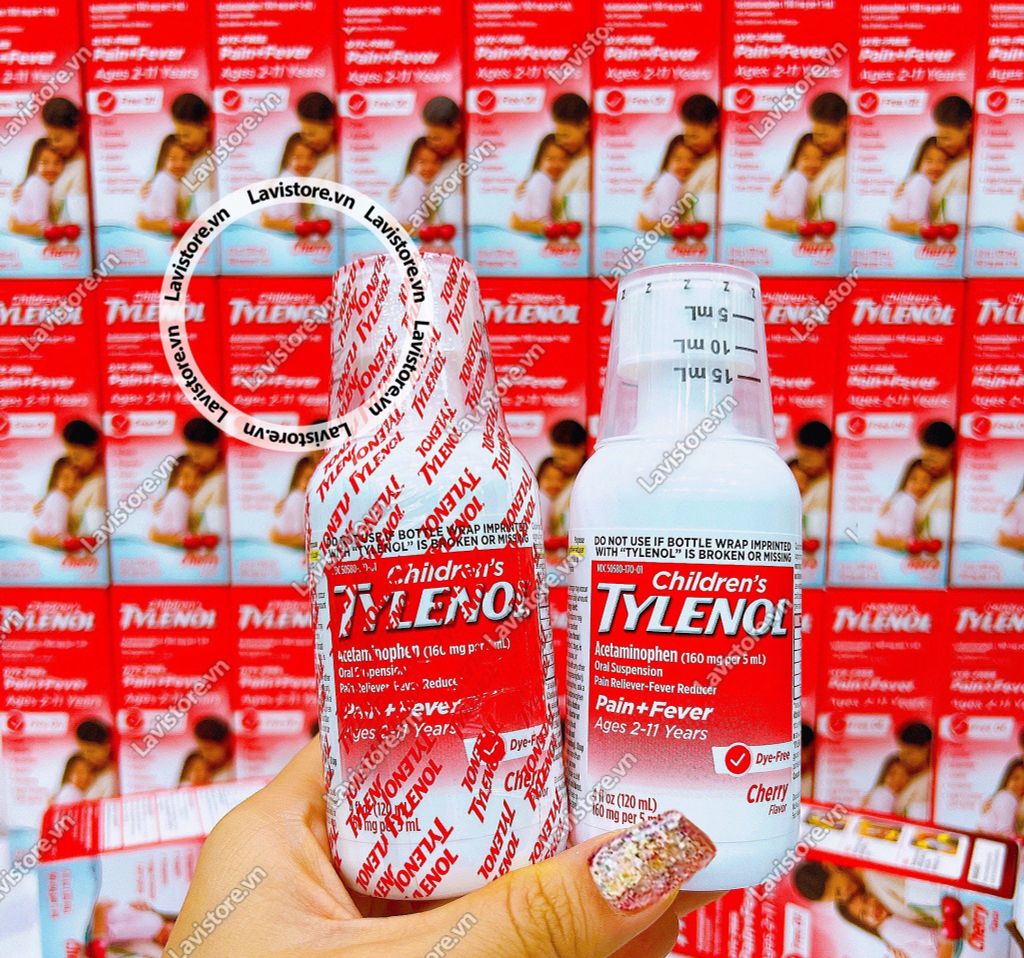 04/2023 (CHERRY) Infants’ Tylenol Pain+Fever 0-2 tuổi 60ml