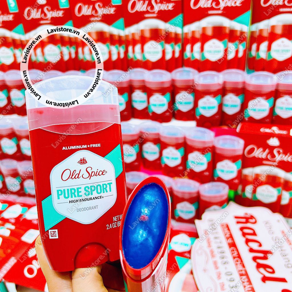 (11/2025)(NẮP TRẮNG) Lăn khử mùi Old Spice PURE SPORT 68g