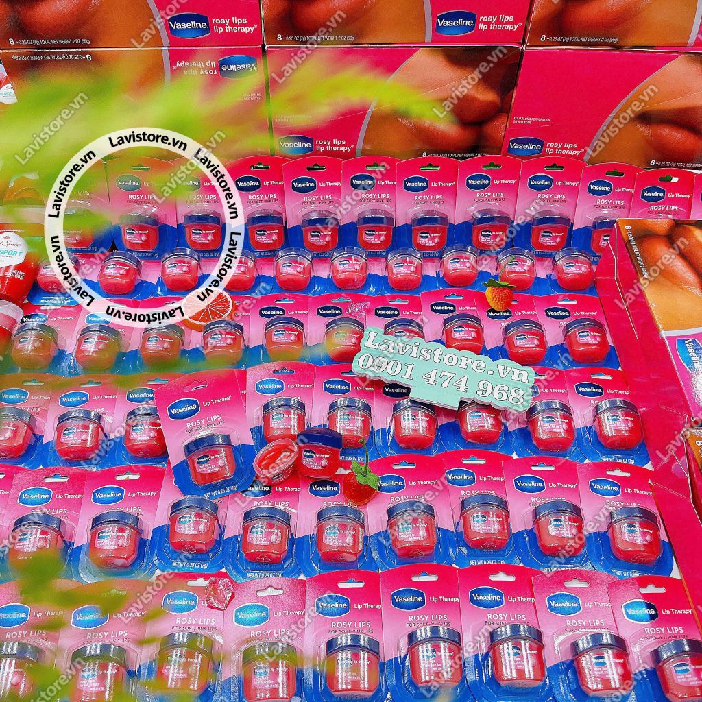 (08/2025) Dưỡng môi Vaseline Rosy Lip 7g
