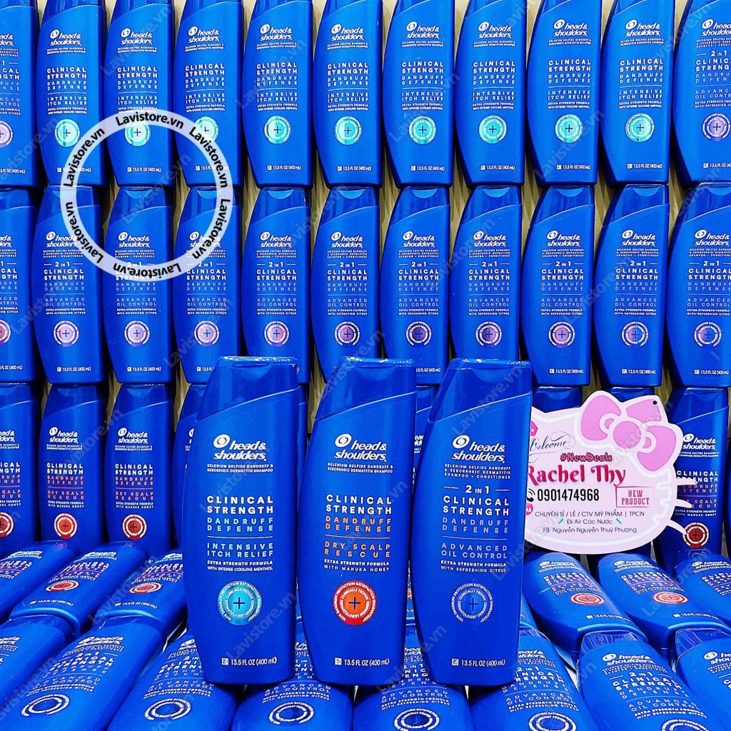 09/2024 (MÀU TÍM) Dầu gội Head & Shoulder Clinical Strength 400ml (Da Dầu)