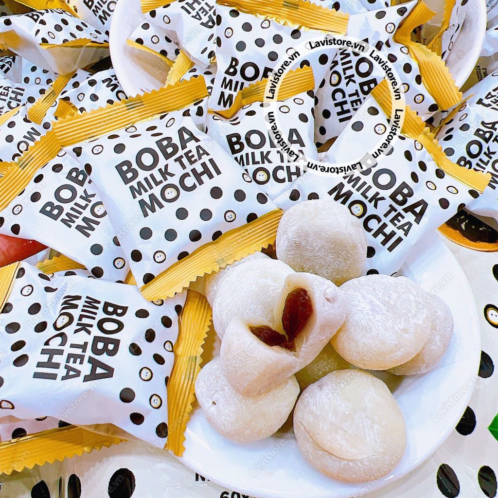 (05/2024) Bánh Mochi Trà sữa Trân Châu BOBA 900g