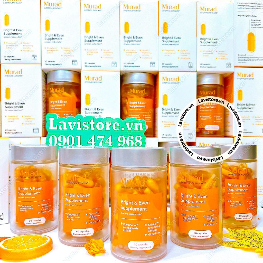 (12/2025) Viên uống chống nắng MURAD 60v MẪU MỚI