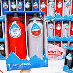 Set bình giữ nhiệt Thermo Flask 1.2lit*2 - MÀU ĐỎ | MÀU XÁM