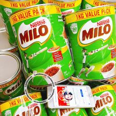 (10/2024) Bột Milo Úc 1kg hộp thiếc