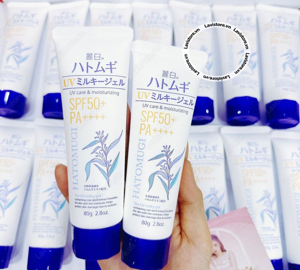 (5/2026) KCN Hatomugi The UV Milky Gel SPF 50+ PA+++ 80g