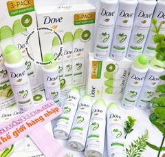 (10/2024) Chai xịt khử mùi Dove Advanced Care Cool Essentials Dry Spray 107g - HƯƠNG DƯA LEO