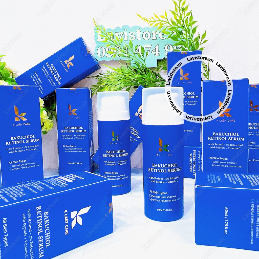 (12/2025) Serum phục hồi da K Lady Care Bakuchiol Retinol Serum 50ml