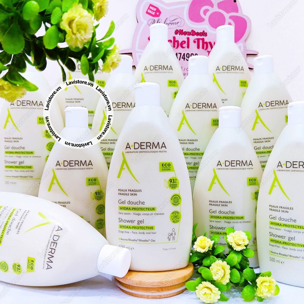 (10/2025) Sữa tắm trị mụn lưng A-DERMA 500ml