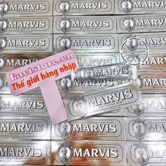 (09/2026) KĐR MARVIS Whitening Mint 85ml (MÀU BẠC)